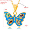 Fashionable and simple hot-selling butterfly pendant gift for girlfriends couples