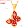 Fashionable and simple hot-selling butterfly pendant gift for girlfriends couples