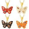 Fashionable and simple hot-selling butterfly pendant gift for girlfriends couples