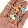 Fashionable and simple hot-selling butterfly pendant gift for girlfriends couples