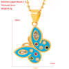 Fashionable and simple hot-selling butterfly pendant gift for girlfriends couples