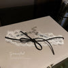 able and simple personality choker lace bow necklace temperament collarbone chain female