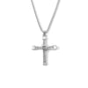 Fast And Furious 8 Necklace Dominic Toretto Cross Silver Color Cubic Zirconia Pendant Movie Jewelry For Men And Women