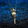 Felix Felicis Magical Potion Necklace Liquid Luck Bottle Vingtage Antique Bronze Silver Color Pendant Movie Jewelry