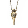 Felix Felicis Magical Potion Necklace Liquid Luck Bottle Vingtage Antique Bronze Silver Color Pendant Movie Jewelry