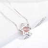 Female 925 Stamp Silver Color Star Crystal Pendants And Necklaces For Women Wedding Party  Jewelry 2022 Jewelry