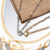 Female Party Gift Necklace European American Simple Jewelry Punk Wind Rock Alloy Chain Short Clavicle Chain