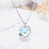 Female Star Pendants And Necklaces For Women 925 Stamp Silver Color Wedding Party Jewelry Gifts  GaaBou