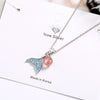 Female Strawberry Crystal Necklace Pendant 925 Stamp Aesthetic Chain  Quality Fine Jewelry for women Accessories