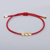 Feng Shui Lucky Bracelets Buddhism Red String Wax Thread wrist Bracelet Friendship Yoga Prayer Unique Gift Chinese  Jewelry