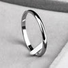 2mm titanium steel tricolor combination ring simple smooth fashion ring for a woman or man wedding gift
