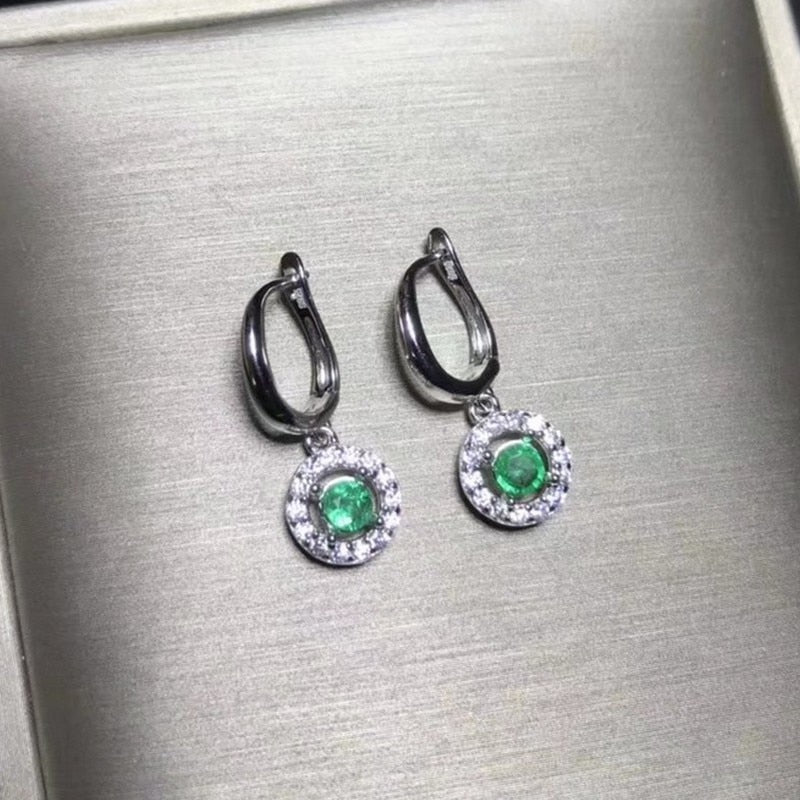 Fidelity-natural-3-5mm-emerald-clip-earrings-s925-sterling-silver-fine-jewelry-for-women-party-Natural