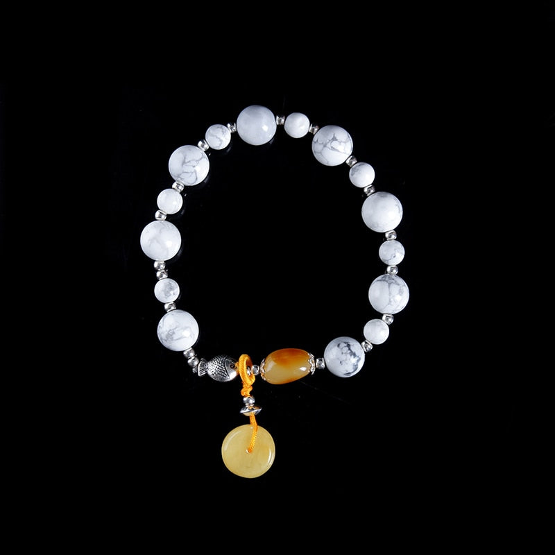 Fidelity natural amber abacus beads bracelet hand chu chu no optimization pills wheel beads DIY models 925 Sterling Silver