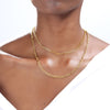 Figaro Chain Necklace Women Gold  Color Female Male Long Necklace Stainless Steel Classic Choker Chains Jewerly