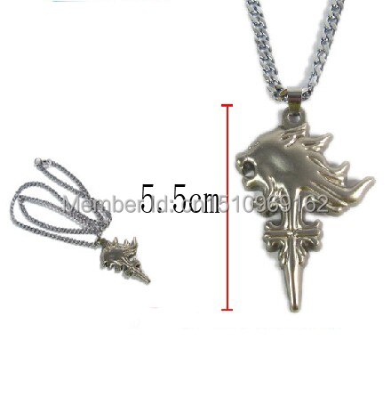 Final Fantasy Cloud Strife necklace anime cosplay metal chain