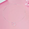 Fine 925 Stamped Silver elegant heart Pendant box chain Necklaces For Women noble party wedding Jewelry birthday gifts