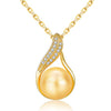 Fine 925 Sterling Silver Women Pearl Pendant Necklaces Multi Color Pearl June Birthstone Free Drops OEM   orders