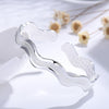 Fine 925 sterling silver original Frosted wave Star River bracelets adjustable Bangles for women jewelry party wedding