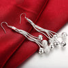 Fine Fringed beads 925 Sterling Silver necklaces earrings Jewelry sets for women Party wedding accessories Gifts