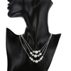 Fine Fringed beads 925 Sterling Silver necklaces earrings Jewelry sets for women Party wedding accessories Gifts