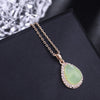 Fine Jewelry Accessory High-grade temperament Chalcedony Necklace Crystal from Austrian For Woman Name Necklace Charm