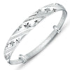 Fine Jewelry Fashion Ladies Silver Plated Bracelets Bangles Classic Romantic Starry Bangle