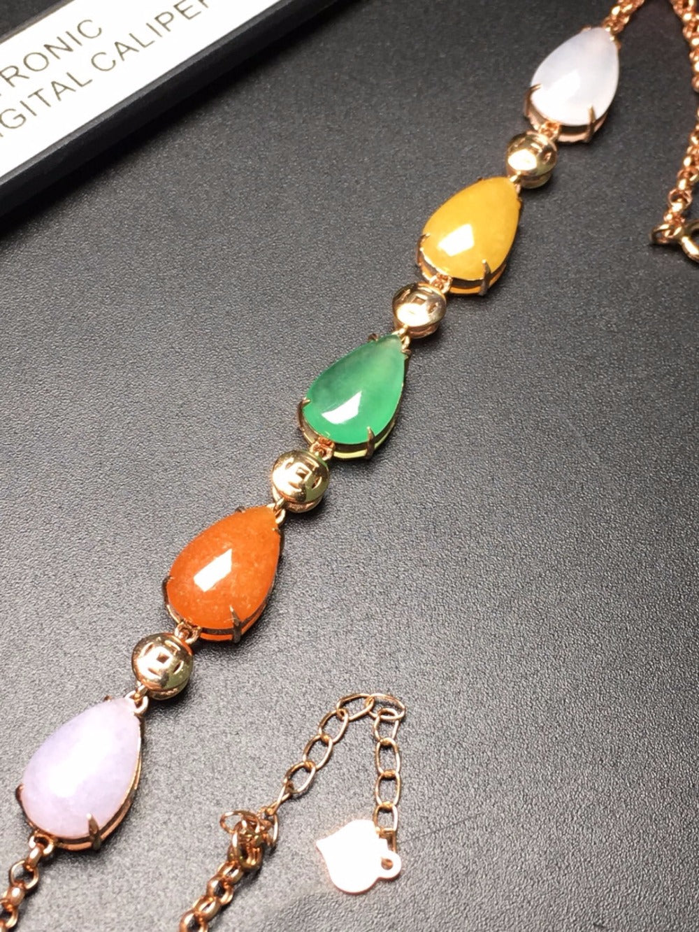 Fine Jewelry Real 18K Rose Gold AU750 Myanmer Origin Natural Burmes Red Jade Gemstone Female Bracelets for Women Fine Bracelets