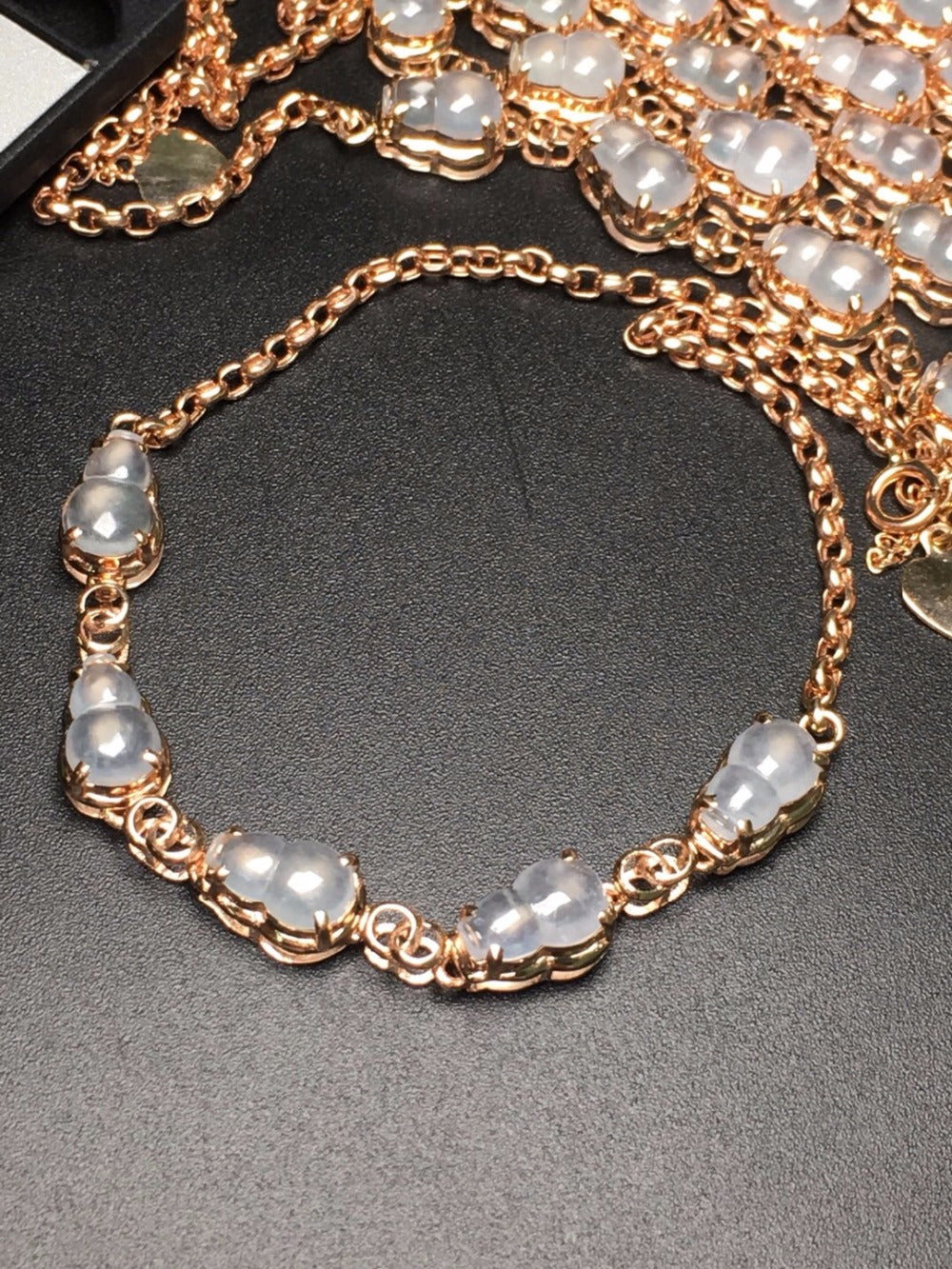 Fine Jewelry Real 18K Rose Gold AU750 Myanmer Origin Natural Burmes Red Jade Gemstone Female Bracelets for Women Fine Bracelets