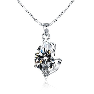 Fine Jewelry Wholesale Genuine sterling silver jewelry 925 Sterling Silver Necklace for Women Christmas Gift Jewelry