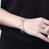 Fine Street 925 sterling Silver Water drop Pendant bangle Bracelet necklaces earrings rings for women Party Jewelry sets