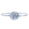 Fine Women Jewelry High Quality Natural Larimar Bracelet Nice Larimar Bangle 100% 925 Sterling Silver Bangle DR030790B as Gift