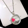 Fine jewelry 925 Sterling Silver Necklace fit AA summer style small stone box collection memories hanging pieces