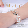 Fine korean 925 Sterling Silver Retro thread bracelets earrings for women Jewelry sets streetwear Party wedding gifts