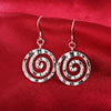 Fine korean 925 Sterling Silver Retro thread bracelets earrings for women Jewelry sets streetwear Party wedding gifts