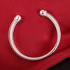 Fine  designer cuff bangles 925 sterling Silver Bracelets for Women Wedding Party Christmas Gifts charm Jewelry