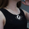 Fine noble circle pendant 925 Stamped Silver necklaces for Women Classic charms Jewelry Party wedding Christmas Gifts