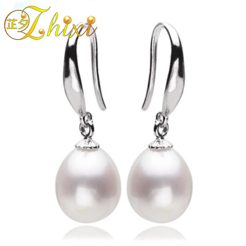 Fine pearl jewelry Pearl Earrings natural pearl drop earrings pearl earrings for women E1052