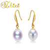 Fine pearl jewelry Pearl Earrings natural pearl drop earrings pearl earrings for women E1052