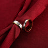 Fine steel Couple jewelry 18K gold Color heart Rings for Women Men Size 6 7 8 9 10 engagement Wedding party gifts