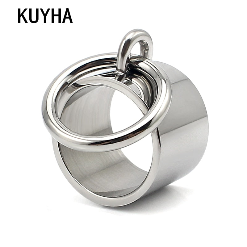 Finger Light Laser Silver Ring for Women Men New Design Girls Statement Jewelry Shiny Flashing Party Decoration