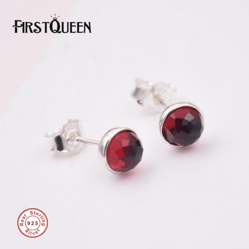 Brand Round Earring, Gold Rose & Clear CZ Stud Earrings For Women Best Jewelry Gift for 2020 New Year Fine Jewelry