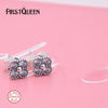 Genuine 925 Sterling Silver Earrings For Women Jewelry Christmas Gift 100% Fine Jewelry
