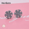 Genuine 925 Sterling Silver Earrings For Women Jewelry Christmas Gift 100% Fine Jewelry
