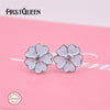 Genuine 925 Sterling Silver Earrings For Women Jewelry Christmas Gift 100% Fine Jewelry