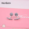 Genuine 925 Sterling Silver Earrings For Women Jewelry Christmas Gift 100% Fine Jewelry