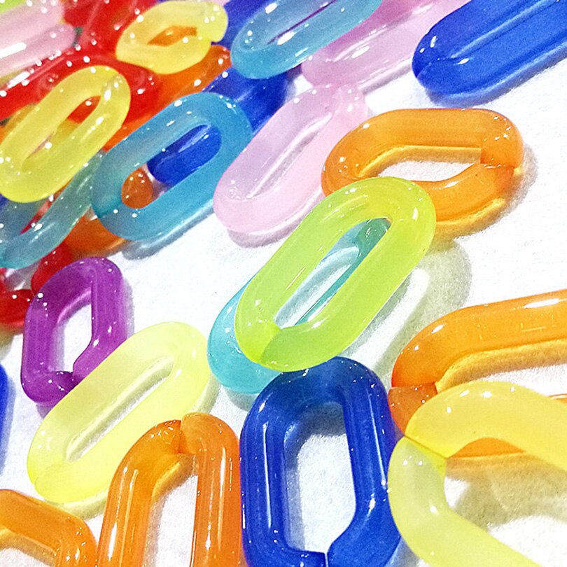 Fish Bone 60cm Acrylic Resin Chain Bag Strap Handbag Plastic Strap Colorful Women Bag Accessories Shoulder Strap Belt