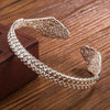 Fish Tail Silver Colour Bangle Retro Women's Hand Bracelets Trendy Woman Jewelry 2022 Christmas Offers With  GaaBou