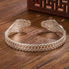Fish Tail Silver Colour Bangle Retro Women's Hand Bracelets Trendy Woman Jewelry 2022 Christmas Offers With  GaaBou