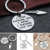 Fish bone charm keychain customized keyring stainless steel key chain gifts
