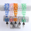 FishSheep Rock Acrylic Clear Lock Pendant Necklace For Women Pink Resin Lock Long Transparent Chain Choker Necklace 2021 Jewelry